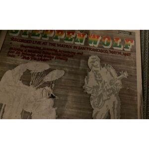 Steppenwolf rare 1967 live cassette tape.original release box and tape Ampex